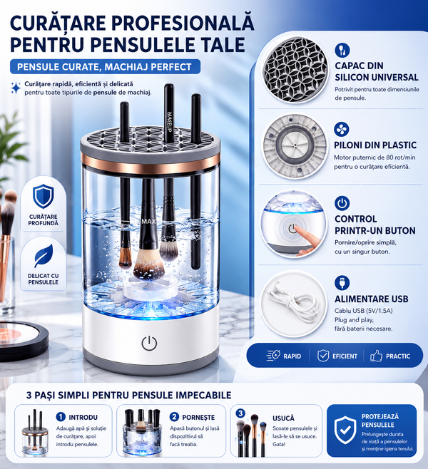 Curățător automat pentru pensule